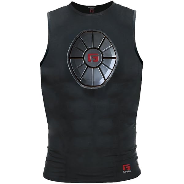 Amazon.com : G-Form Youth Baseball Pro Sternum Shirt, Black/Red